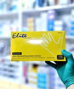 دستکش لاتکس کم پودر الیت Elite - Image 2